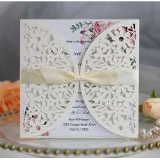 Greeting Card Wholesale Wedding Invites Reception Cards Laser Cut Paper